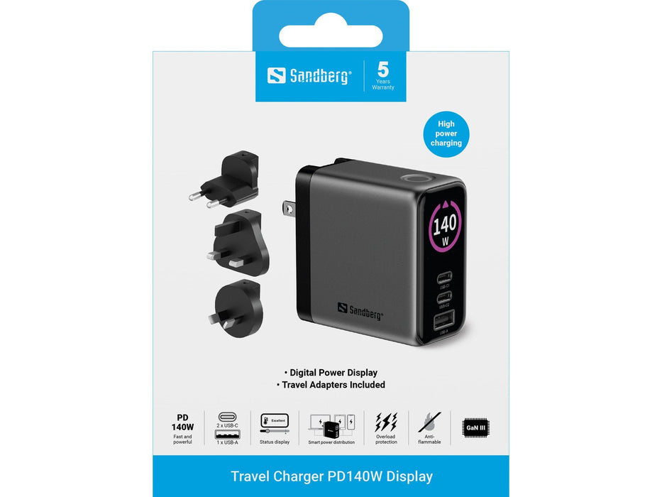 Travel Charger Pd140w Display