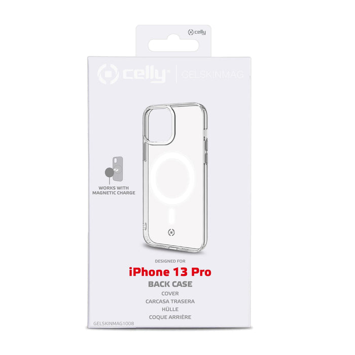 EAN 8021735190400 - Celly GELSKINMAG iPhone 13 Pro funda para teléfono móvil 15,5 cm (6.1") Transparente, Blanco imagen 3
