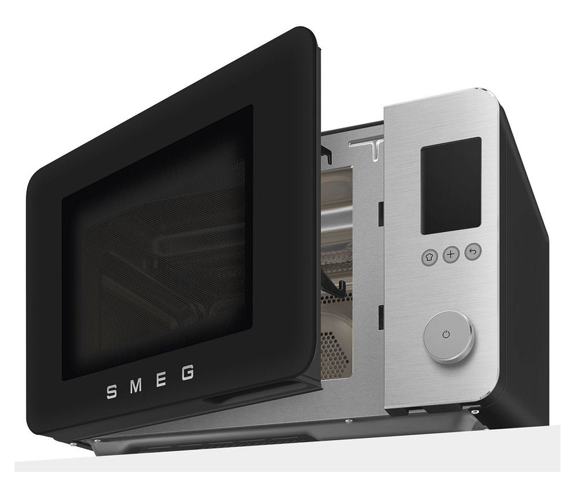 Microondas Smeg Moc02blmeu Combo De Sobremesa + Ventilador/Grill