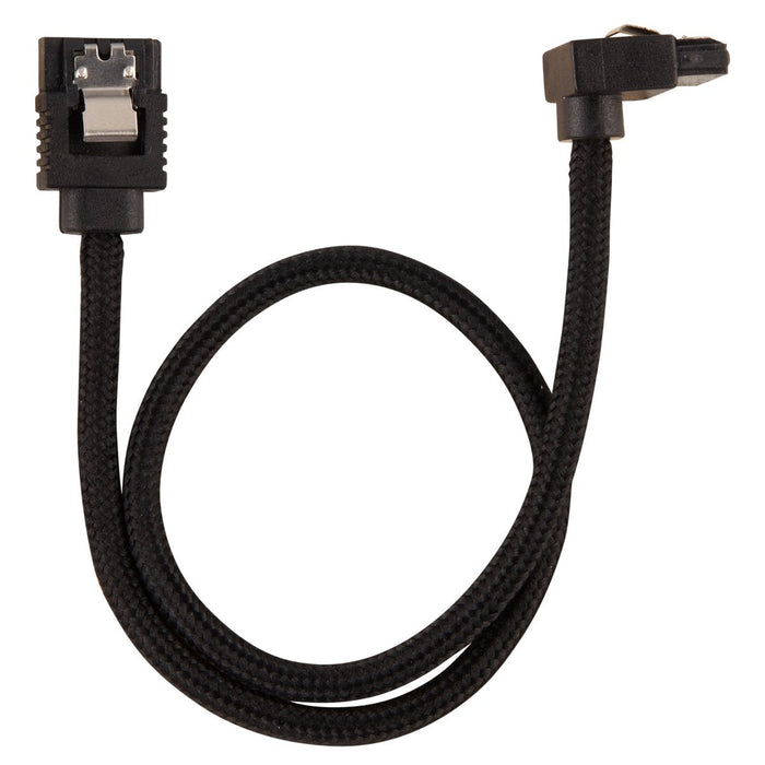 Cable Sata Premium Corsair Con Conector De 90 °, Paquete De 2 - Negro