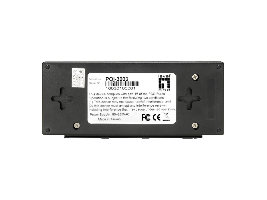 EAN 4015867158111 - LevelOne POI-3000 adaptador e inyector de PoE Gigabit Ethernet imagen 3