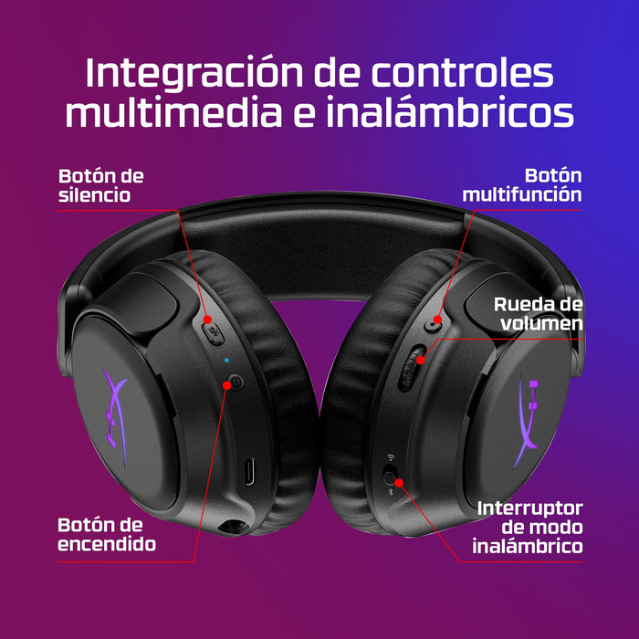 EAN 0198990148311 - HyperX Cloud Flight 2 Auriculares Inalámbrico Diadema Juego Bluetooth Negro imagen 10
