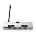 EAN 0879961007263 - Satechi ST-TCIMHS base para portátil y replicador de puertos USB 3.2 Gen 1 (3.1 Gen 1) Type-C Plata imagen 3