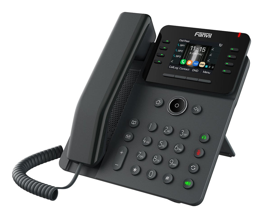 EAN 6937295605624 - Fanvil V62W teléfono IP Negro 12 líneas LCD imagen 2