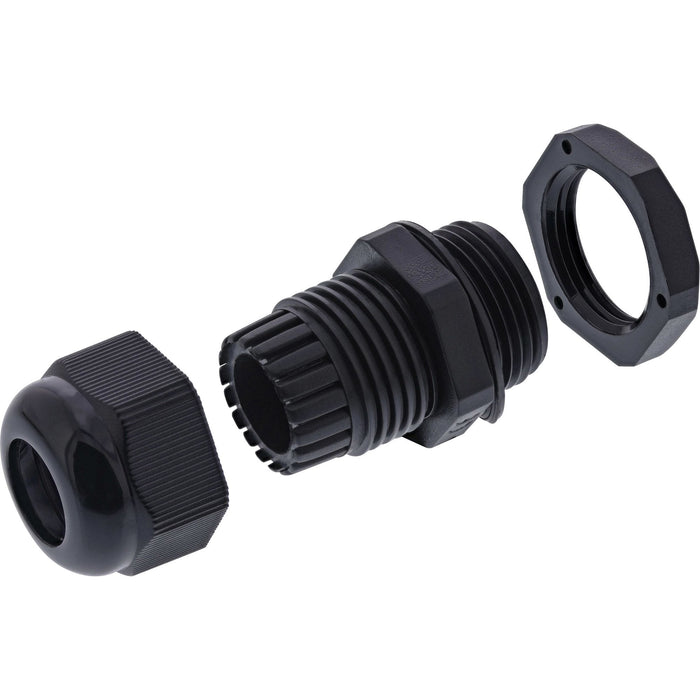 Prensaestopas Inline Nylon Ip68 6 - 12mm Negro 10 Uds.