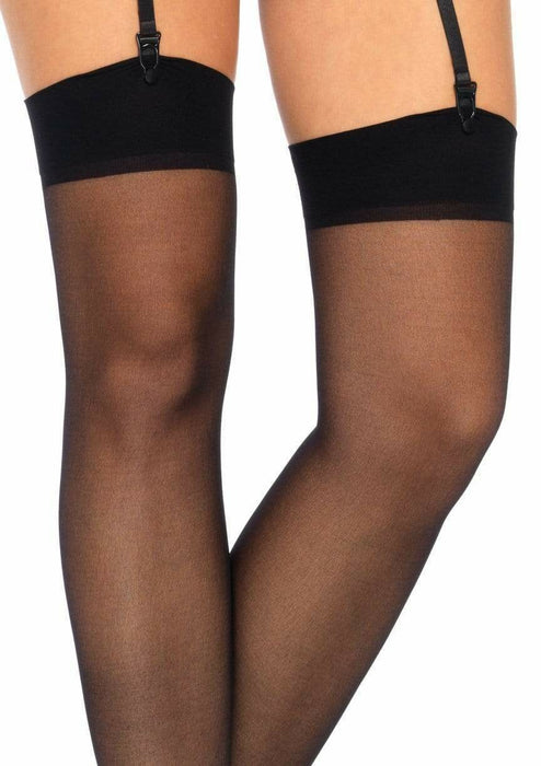 EAN 0714718001432 - Leg Avenue 1001Q_00107 pantis y media Negro imagen 2