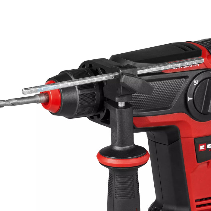 Taladro Einhell  Percutor Inalámbrico Profesional Tp-Hd 18/28 Li Bl+4, 18 Voltios Rojo/Negro, Batería De Iones De Litio 3,0 Ah, Juego De Accesorios De 4 Piezas, Estuche Electrónico S 4514274