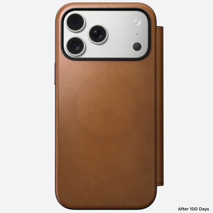 Nomad Modern Leather Folio Iphone 17 Pro Max English Tan