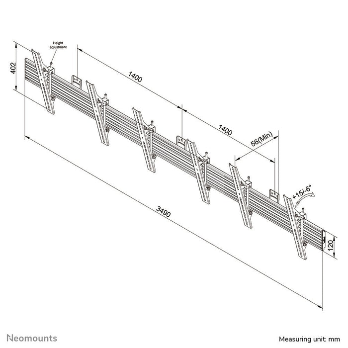 Soporte De Pared Neomounts By Newstar Pro Menuboard