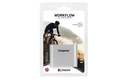 EAN 0740617307757 - Kingston Technology Workflow microSD Reader Negro, Plata imagen 2