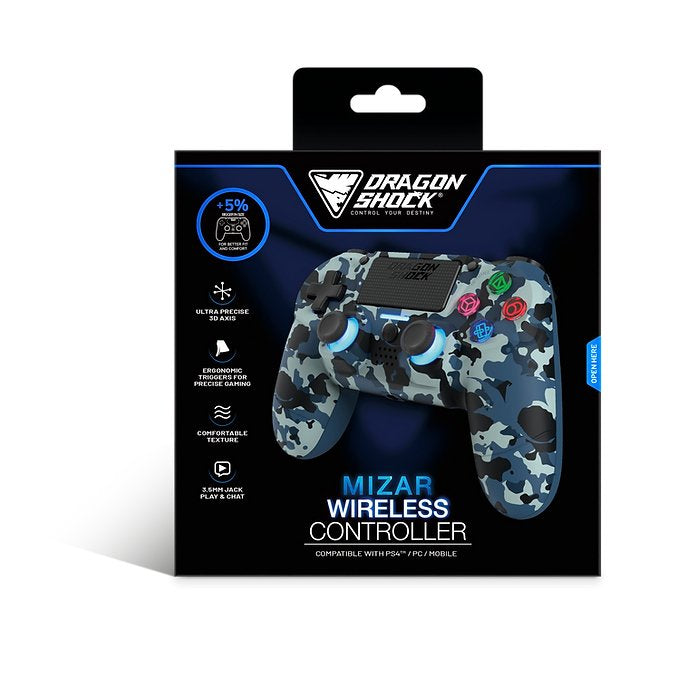 EAN 5425025592920 - Dragonshock Mizar Camuflaje Bluetooth Gamepad PlayStation 4 imagen 5