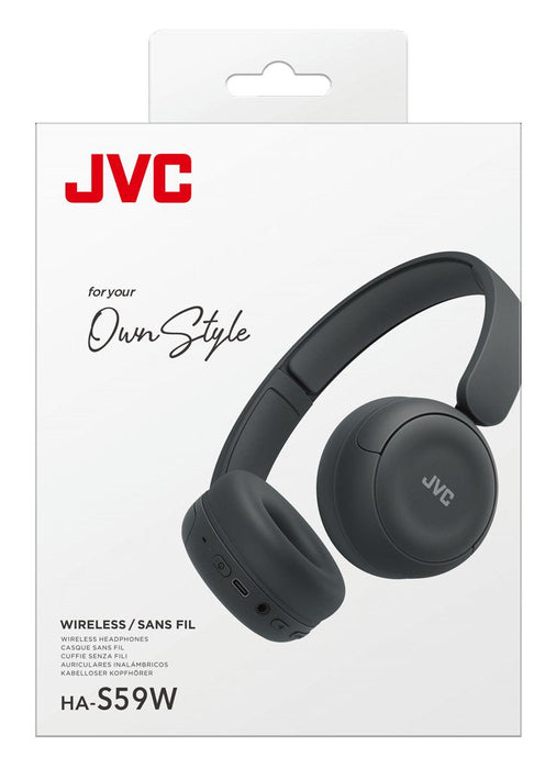 Auriculares  Jvc Ha-S59w Inalámbrico Y Alámbrico Diadema Música/Uso Diario Usb Tipo C Bluetooth Negro