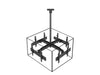 EAN 4015867207994 - Equip 650372 soporte para pantalla de señalización 165,1 cm (65") Negro imagen 2