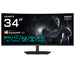 EAN 4719331870294 - GIGABYTE G34WQC2 pantalla para PC 86,4 cm (34") 3440 x 1440 Pixeles UltraWide Quad HD LED Negro imagen 1