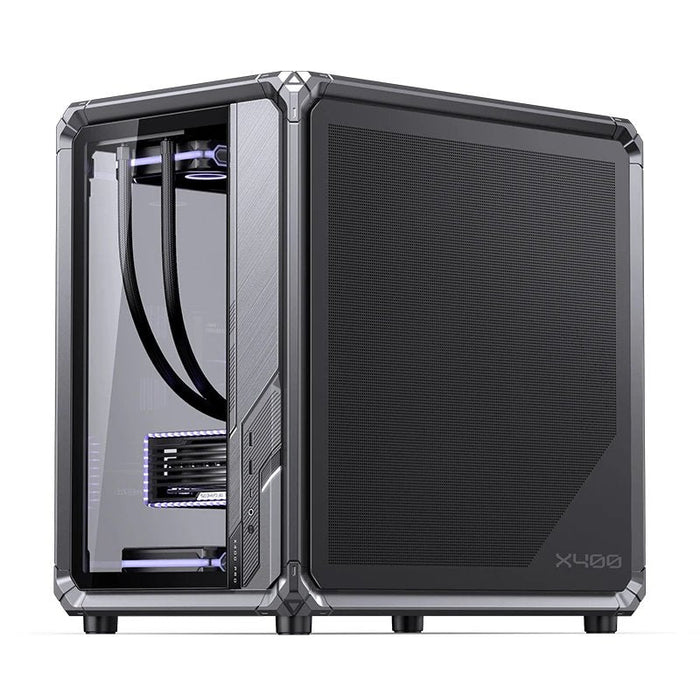 Caja Atx Jonsbo X400 Pro Cristal Templado Curvo Gris
