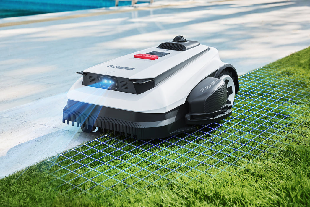 Ecovacs Robotic Lawn Mower Negro White Goat A1600 Lidar Pro Care Kit (Goat A1600)