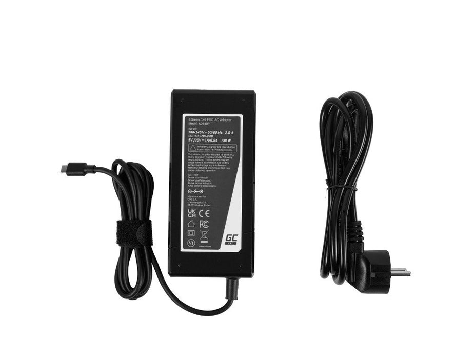 EAN 5904326375345 - Green Cell AD140P adaptador e inversor de corriente Universal 130 W Negro imagen 5