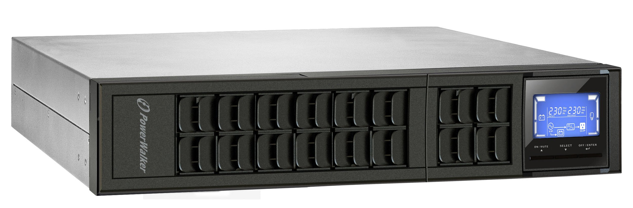 EAN 4260074977172 - PowerWalker VFI 1000CRM LCD sistema de alimentación ininterrumpida (UPS) Doble conversión (en línea) 1 kV imagen 1