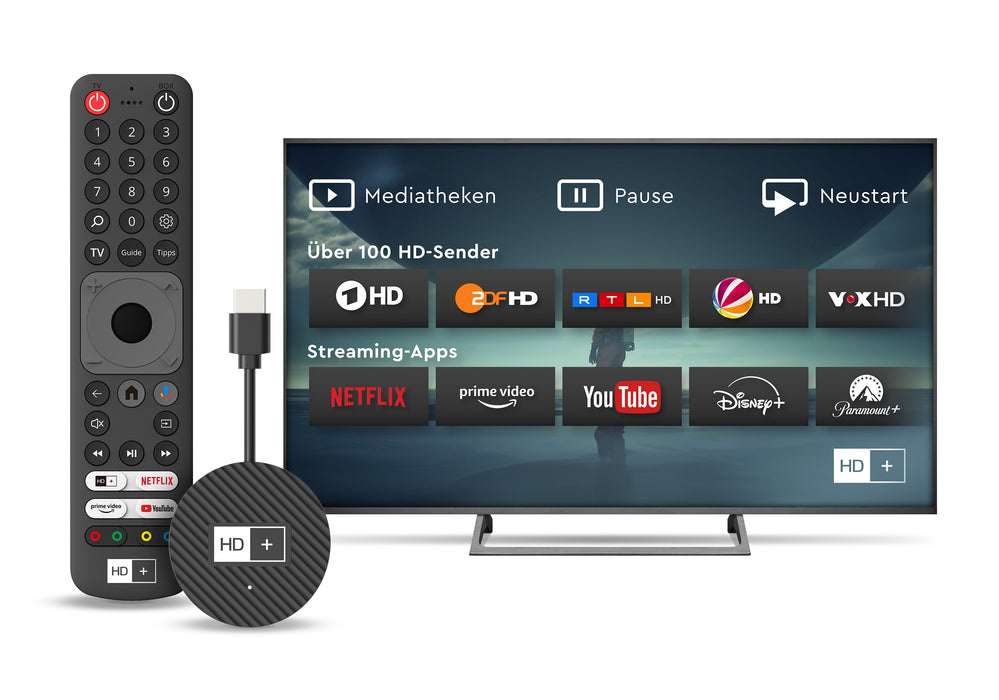 EAN 4260155560408 - HD+ 22025 adaptador Smart TV HDMI 4K Ultra HD Android Negro imagen 6