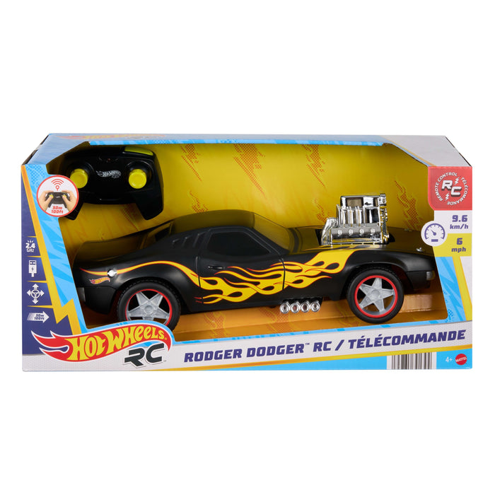 Coche Radio Control Rodger Dodger Hot Wheels