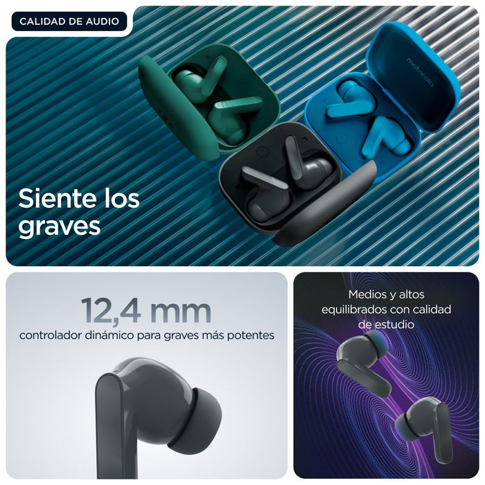 EAN 840493607016 - Motorola Moto Buds Bass Auriculares True Wireless Stereo (TWS) Dentro de oído Llamadas/Música Bluetooth Ne imagen 11