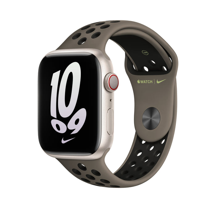 Watch Nike Sport Band 45mm - Verde Oliva Gris Negro