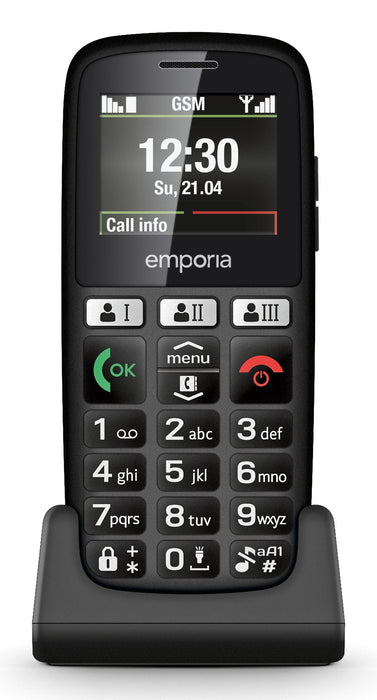 Emporia Happy 70 G Negro Teléfono Básico