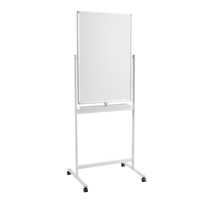 Dry Erase Whiteboard, Mobile, Double-Sided, Metal, 60x90cm