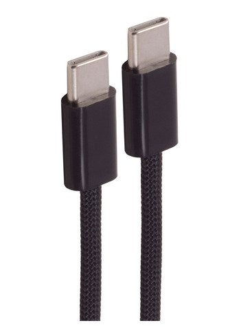 Shiverpeaks Usb-C Cable De Carga 2.0, 240w, Negro, Textil, 0,5m