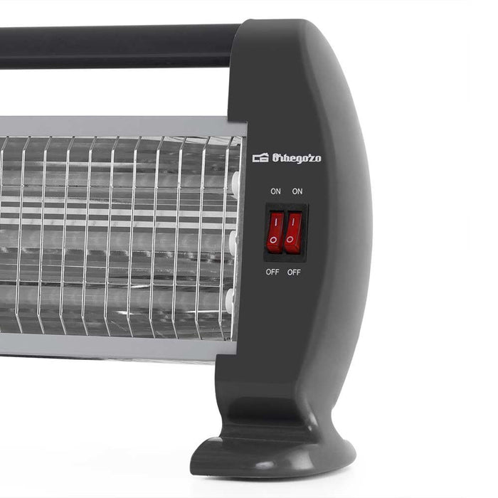 EAN 8435568400566 - Orbegozo BP 0206 Interior Negro 1200 W Calefactor eléctrico de cuarzo imagen 6