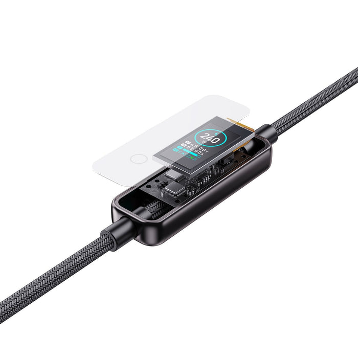 4smarts Usb-C Cable Screencord 240w 1,2m, Negro