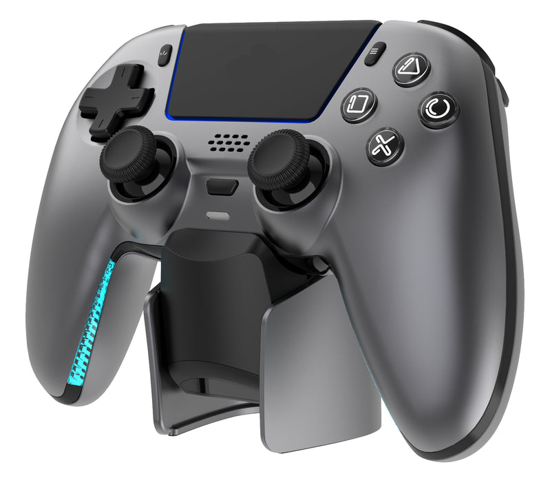 EAN 7333048072498 - Deltaco Gaming GAM-199-STEELGRAY mando y volante Gris, Metálico, Acero Bluetooth/USB Gamepad PlayStation  imagen 2