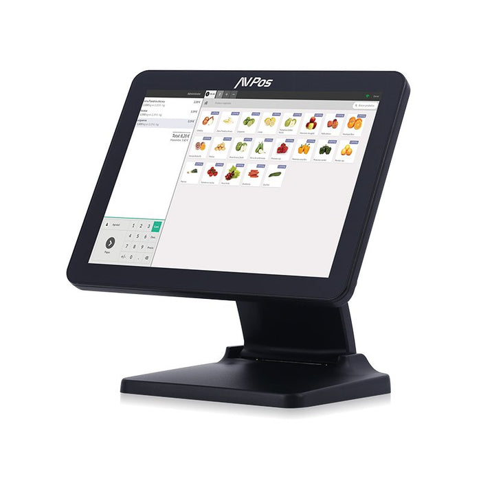 EAN 0619091266631 - AVPos AVP-K5000B-N1-FLEX Terminal Punto Venta (TPV) N100 38,1 cm (15") 1024 x 768 Pixeles Pantalla táctil imagen 4