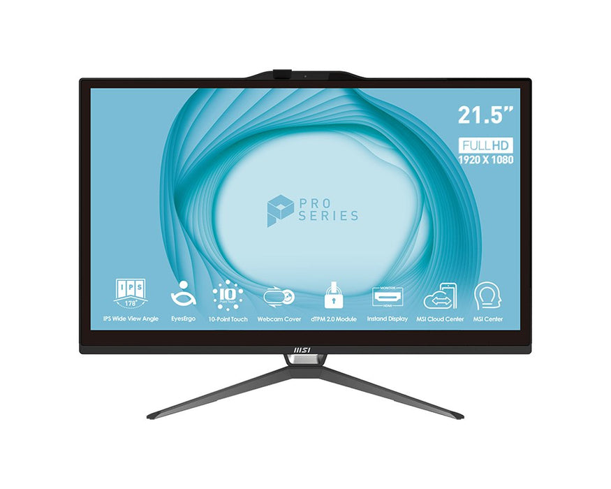 EAN 4711377173230 - MSI Pro AP222T 13M-217ES All-in-One PC Intel® Pentium® Gold G7400 54,6 cm (21.5") 1920 x 1080 Pixeles Pan imagen 1