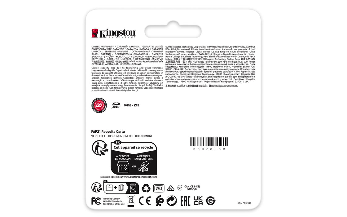 EAN 0740617340556 - Kingston Technology Canvas React Plus 1 TB SDXC UHS-II Clase 10 imagen 4