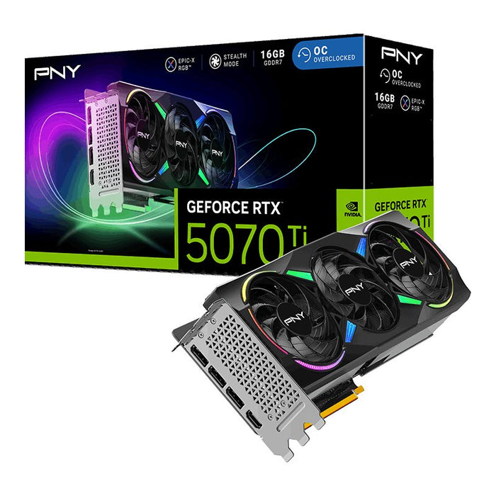 EAN 751492794587 - PNY GeForce RTX 5070 Ti ARGB EPIC-X RGB NVIDIA 16 GB GDDR7 imagen 9