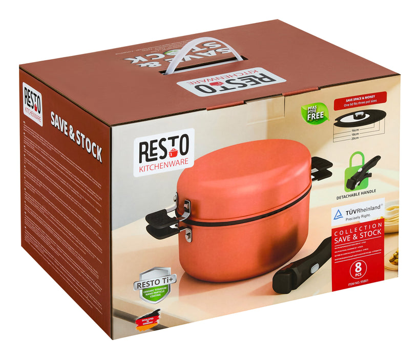 EAN 4260709015910 - Resto Kitchenware 95801 conjunto de sartenes y ollas 8 pieza(s) imagen 50