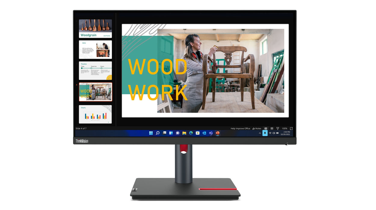 EAN 0196380977176 - Lenovo ThinkVision P24q-30 LED display 60,5 cm (23.8") 2560 x 1440 Pixeles Quad HD Negro imagen 5
