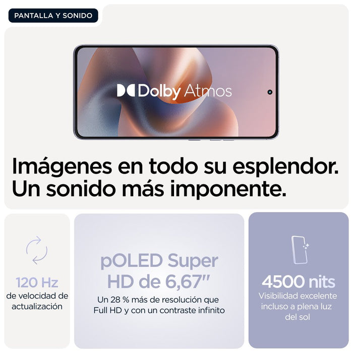 EAN 840493600109 - Motorola moto g86 power 5G 16,9 cm (6.67") SIM doble Android 15 USB Tipo C 12 GB 256 GB 6720 mAh Lila imagen 14
