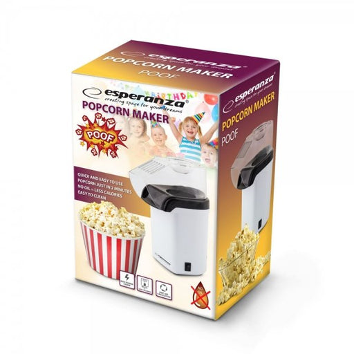 EAN 5901299930458 - Esperanza EKP005W palomitas de maiz poppers Negro, Blanco 0,27 L 2 min 1200 W imagen 2