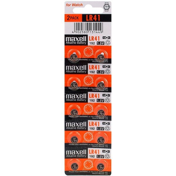 EAN 4902580131449 - Maxell LR41 Batería de un solo uso Alcalino imagen 1