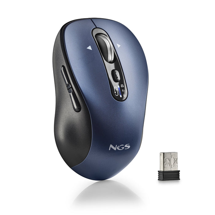 EAN 8435430623673 - NGS INFINITY RB ratón Oficina Ambidextro RF Wireless + Bluetooth Óptico 3200 DPI imagen 1