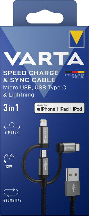 EAN 4008496066315 - Varta 57937 101 111 cargador de dispositivo móvil Universal Lightning, USB Interior imagen 4