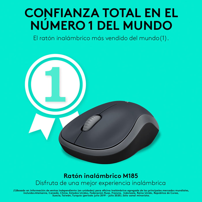 EAN 5099206027275 - Logitech 910-002235 ratón Oficina Ambidextro RF inalámbrico Óptico 1000 DPI imagen 3