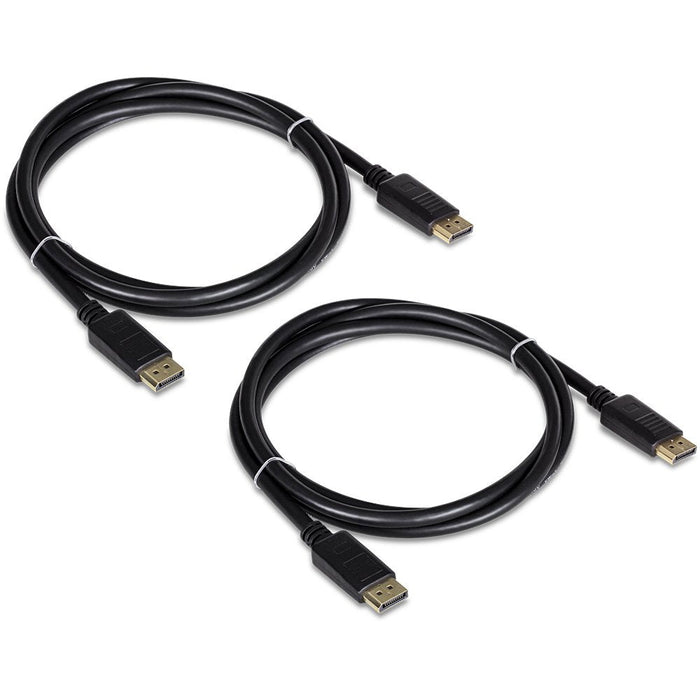 Cable Trendnet Displayport 1.2 1.8m 2 Unidades M/M