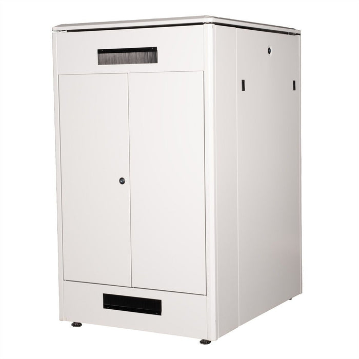 Roline 19-Zoll Netzwerkschrank Pro 26 He, 800x1000 Bxt Glastr Grau