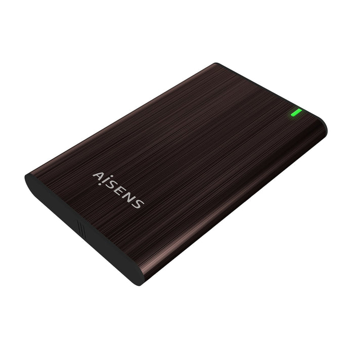 EAN 8436574706338 - AISENS ASE-2525BWN caja para disco duro externo Caja de disco duro (HDD) Marrón 2.5" imagen 2