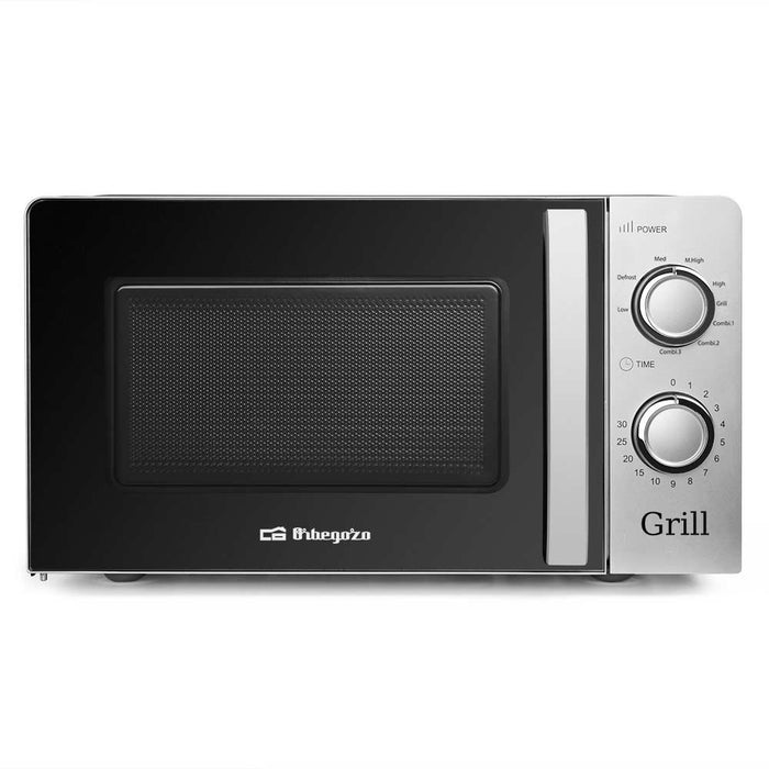EAN 8435568400818 - Orbegozo MIG 2138 microondas Negro, Acero inoxidable Microondas con grill Encimera 20 L 700 W imagen 2