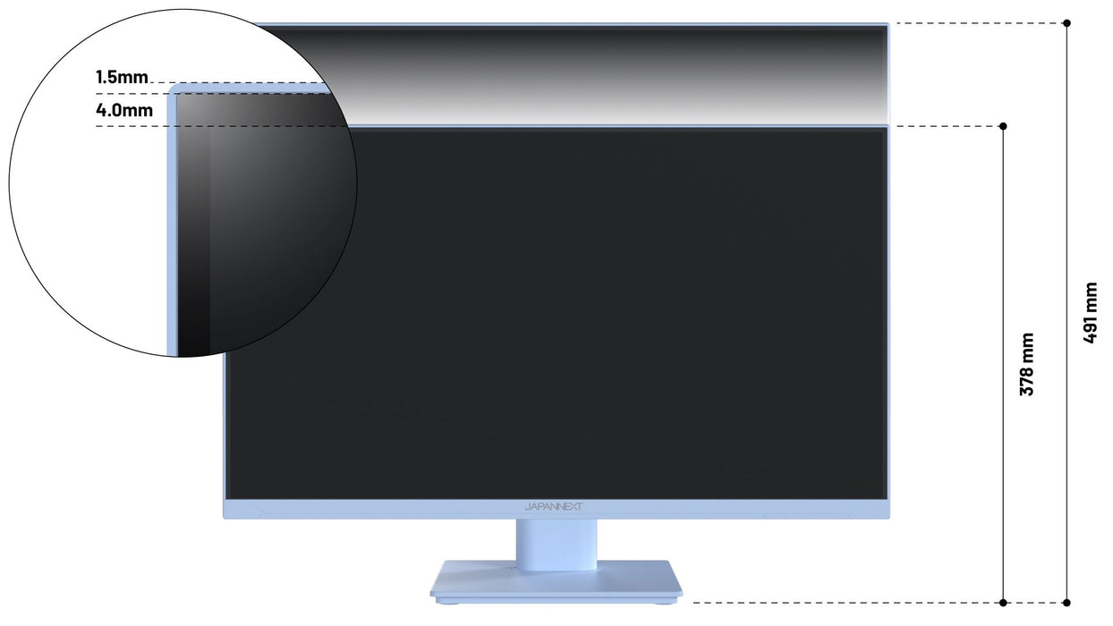 EAN 4589511175736 - JAPANNEXT JN-I238FHD120F-HSP-BB pantalla para PC 60,5 cm (23.8") 1920 x 1080 Pixeles Full HD LCD Azul imagen 5