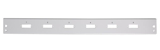 Efb Panel Frontal 12 X Sc Duplex Lc Quad Horizontal, Versetzt, Gris
